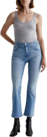AG Jeans Women's Farrah Mid Rise Crop Boot Jean - Image 2