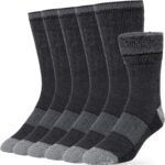 Alvada Warm Thermal Wool Socks for Winter Moisture Wicking and Breathable Cozy Boot Socks - Image 2