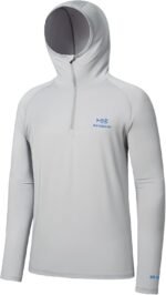 BASSDASH Men’s UPF 50+ 1/4 Zip Fishing Hoodie Shirt Quick Dry Performance Long Sleeve Sun Protection FS24M - Image 2