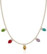 CLASSYZINT Christmas Necklaces For Women Long Christmas Tree And Lights Charm Strand Necklaces… - Image 2
