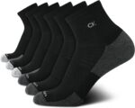 Calvin Klein Mens Quarter Socks - 6 Pack Cushioned Mini Crew Athletic Socks for Men, Ideal for Running, Sport, and Hiking - Image 2