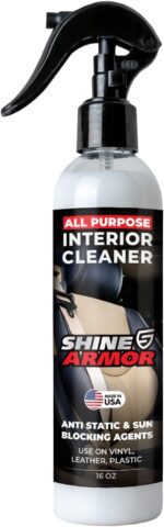 Car Interior Cleaner for Vehicle Detailing, Cleans and Protects Your Dashboard, Seats, Upholstery, Leather, Plastic, Vinyl, and More - 8 Fl Oz - Image 2
