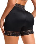 DERCA Padded Underwear for Women Butt Lifting Shapewear Booty Pads Hip Enhancer Lace Boyshorts - Image 2