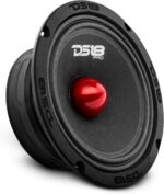 DS18 PRO-GM6.4B Loudspeaker - 6.5", Midrange, Red Aluminum Bullet, 480W Max, 140W RMS, 4 Ohms - Premium Quality Audio Door Speakers for Car or Truck Stereo Sound System (1 Speaker) - Image 2