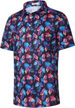 EISHOPEER Men's Polo Shirts Short Sleeve Moisture Wicking Quick Dry Athletic Shirt Fashion Golf Shirts - Image 2