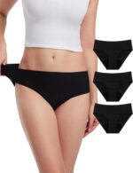 EcoPeriod Period Underwear for Women Heavy Flow, Leakproof Menstrual Underwear Seamless Period Panties, No Show Panty - Image 2