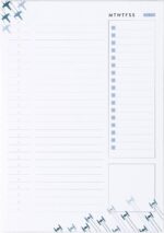 Erin Condren Daily Notepad - Star Wars. 25 Sheets of 80LB of Paper. 6" x 8.5". Weekly Sheets Perfect for Tracking Schedules and Productivity - Image 2