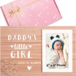 Father's Day Gift for Dad-First Father's Day Present for Dad-Birthday Christmas Gifts for Papa Daughter-New Daddy Picture Frame-Daddy's Little Girl,2025 to Always-Baby Present Shower-Photo Frame - Image 2