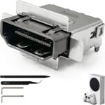 HDMI Port Replacement Kit for Xbox Series S, Display Socket Jack Connector Repair for XSS Console (Original OEM Quality), Including Tools (Screwdrivers, Tweezer, Spudger) - Image 2