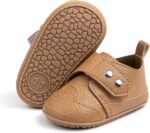 HsdsBebe Baby Boys Girls Oxford Shoes PU Leather Soft Rubber Sole Sneakers Anti-Slip Toddler Ankle Boots Infant Walking Shoes Moccasins - Image 2