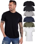 INTO THE AM Men's T-Shirts Soft Cotton Blend Crew Neck Tee S - 4XL Athletic Fit Plain & Logo Basic T-Shirt for Men - Image 2