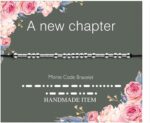 Inspirational Gifts for Women, Morse Code Funny Gifts Bracelets for Women, Sterling Silver Morse Code Bracelets Friend Gifts - Image 2