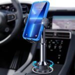 LISEN Cup Holder Phone Holder [No Shaking] Phone Holder for Car, 360° Adjustable iPhone Holder Car Accessories for Women Truck Jeep Golf for iPhone 17 Pro Max 16 15 14 13 Samsung S25 All 4-7'' Phone - Image 2