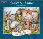 Lang Heart & Home 2026 Wall Calendar – 13.4? × 12?, 12-Month Calendar with Stapled Binding, Linen-Embossed Art by Susan Winget, Calm Home & Garden Imagery - Image 2