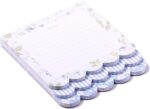 Laura Ashley 3-in-1 Scalloped Edge Layered Notepad – 6.5 x 7.5 Inch Writing Pad with 150 Lined Tear-Off Sheets, Elegant Heirloom Cottage Stationery, Glue-Bound with Sturdy Backboard - Image 2