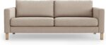 MASTERS OF COVERS SLIPCOVER ONLY! Karlstad Replacment Slipcover Snug Fit Karlstad 3 Seat (Not 2 Seat) Sofa Cover Slipcover for The IKEA Karlstad Three Seat -Light Khaki - Image 2
