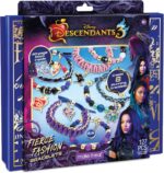Make It Real Disney Descendants 3 Fierce Fashion Jewelry Kit - DIY Bead & Charm Bracelet Making Set, Includes Supplies, Beads, Charms, Descendants Book - Create 8 Bracelets, for Ages 8 - Image 2