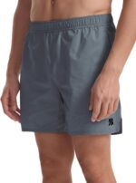 Mens Tennis Pickleball Shorts Moisture Wicking 5" Camping Hiking Workout Running Shorts with Back Zip Pocket - Image 2