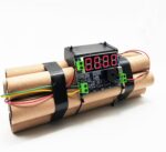 Movie Props,DIY Alarm Clock Countdown Ticking time Machine Kit with Buzzer,Countdown Prank Trick Toys for Cosplay Decorations - Image 2