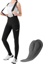 ROCKBROS Cycling Bibs Women with Removable Straps 3D Breathable Padded Bike Pants with Pockets Stretch Tight Cycling Pants - Image 2