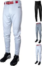 Rawlings | Launch Series Baseball Pant | Jogger Fit | Adult Sizes | Solid & Piped Options - Image 2