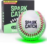 SPARK CATCH Light Up Baseball, Glow in The Dark Baseball, Sports Gear Accessories Gifts for Boys 8 9 10 11 12 13 14 15 Years Old, Kids Teens All Ages Gift Ideas - Image 2