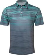 Seadodo Golf Shirts for Men Short Sleeve Dry Fit Moisture Wicking Performance Print Polo Shirt for Tennis Hiking Camping - Image 2