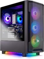 Skytech Gaming Shadow Gaming PC Desktop – Intel Core i5 12400F 2.5 GHz, NVIDIA RTX 3060 Ti, 1TB NVME SSD, 16GB DDR4 RAM 3200, 600W Gold PSU, 11AC Wi-Fi, Windows 11 Home 64-bit,Black - Image 2