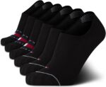 Tommy Hilfiger Mens No Show Socks - 6 Pack Cotton Blend Stretch Soft Cushioned Casual Athletic Sports Liners Low Cut Socks - Image 2