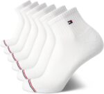 Tommy Hilfiger Mens Quarter Socks - 6 Pack Athletic Performance Stretch Moisture Wicking Cushioned Ankle Socks for Men - Image 2