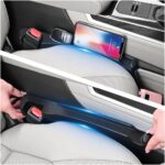 Turcee 2PCS Car Seat Gap Filler Organizer with Storage Slot & Hook,Car Seat Gap Filler Strip for Filling Gaps,Universal & Double-Sided Use Cars Seats Gaps Plug Cars Interior Accessories - Image 2