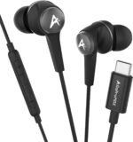USB C Headphones Earbuds for iPhone 16 Pro Max/15/iPad, Wired Type C Earphones with Microphone for Android Samsung Galaxy S24 S23 S22 S21 Note 20 10 Google Pixel 8 7 Pro 8A 6A 6 OnePlus Teal, Black - Image 2