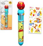 Winnie the Pooh Pen Set - 10 Color in One Ballpoint Pen Winnie the Pooh Gift Bundle Plus Stickers | Disney Stationery for Kids - Image 2