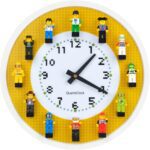 Yanscian Wall Clock with Minifigures Silent Non-Ticking Display Case Frame Building Block DIY Wall Decor for Kids Room Bedrooms (24 Minifigures Included) - Image 2