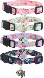 Yizepet Cat Collars with Bells, Breakaway Kitten Collar, Cute Kitty Collar, Pet Supplies Accessories - Image 2