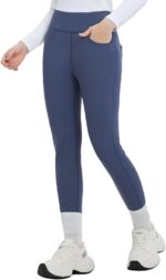 baleaf Women's Thick Fleece Lined Leggings Winter Warm Jeggings Water Resistant High Waisted Tights Snow Pants 4 Pockets - Image 2