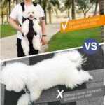 Pawaboo Pet Carrier Backpack, Adjustable Pet Front Cat Dog Carrier Backpack Travel Bag, Legs Out, Easy-Fit for Traveling Hiking Camping for Small Medium Dogs Cats Puppies, Medium, Black - Image 8