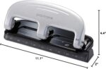 Bostitch Office EZ Squeeze 3-Hole Punch, 20 Sheet Capacity, Reduced Effort, No Jam Technology, Silver - Image 10