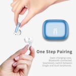 Wireless Earbuds, 2026 Bluetooth 5.4 Ear Buds in Ear with 4 ENC Noise Cancelling Mic, New Wireless Earphones HiFi Stereo Deep Bass 40H Playtime, In-Ear Bluetooth Earbuds LED Display IP7, Lake Blue - Image 5