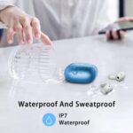 Wireless Earbuds, 2026 Bluetooth 5.4 Ear Buds in Ear with 4 ENC Noise Cancelling Mic, New Wireless Earphones HiFi Stereo Deep Bass 40H Playtime, In-Ear Bluetooth Earbuds LED Display IP7, Lake Blue - Image 9