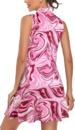 Cucuchy Womens Golf Tennis Dress Sleeveless Athletic Sports Workout Dresses - Image 3