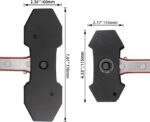 Brake Caliper Press Tool, Car Ratcheting Brake Caliper Piston Spreader Press Tool with 2 pcs Steel Plates, Red - Image 7