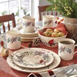 Lenox 6122055 Winter Greetings 12-Piece Dinnerware Set, Red & Green, Christmas, Holiday Hosting, Service For 4 - Image 4
