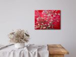 Wieco Art Red Almond Blossom Tree Vincent Van Gogh Paintings Reproduction Canvas Prints Wall Art for Home Decor and Wall Decor Classical Flowers Pictures Artwork - Image 4