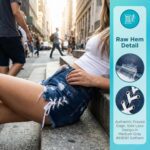 LUOBANIU Women’s Fashion Sexy Low Waist Denim Jeans Shorts Mini Hot Pants Jeans Booty Ripped Jeans Beach Party Clubwear - Image 6