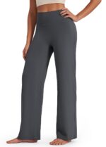 G4Free BareFeel No Front Seam Straight Leggings for Women High Waisted Wide Leg Yoga Pants 29"/31"/33" - Image 3
