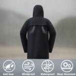 RainRider Rain Suits for Men Women Waterproof Heavy Duty Rain Gear Long Rain Jacket Coat & Pants - Image 3