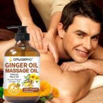 Ginger Oil,Ginger Massage Oil for Lymphatic Drainage,Natural Body Oil for Skin,Arnica Oil,Sore Muslce Massage Oil,Spa Ginger Oil-Warming and Relaxing for Valentines Day Gifts for Men Women - Image 5