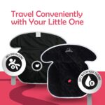 Piddle Pads - Strollers, Bouncers & Car Seat Pad, Waterproof & Machine-Washable Cover on Car Potty for Toddler Toilet Training (Black, 3 Count (Pack of 1)) - Image 3
