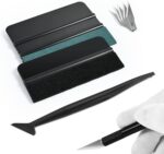 NEWISHTOOL Car Window Tint Installation Kit - Vinyl Wrap Tools With Felt Squeegee, Micro Squeegee, Razor Blade Knife - Image 3